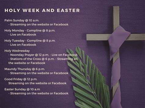 prayers for holy week and easter
